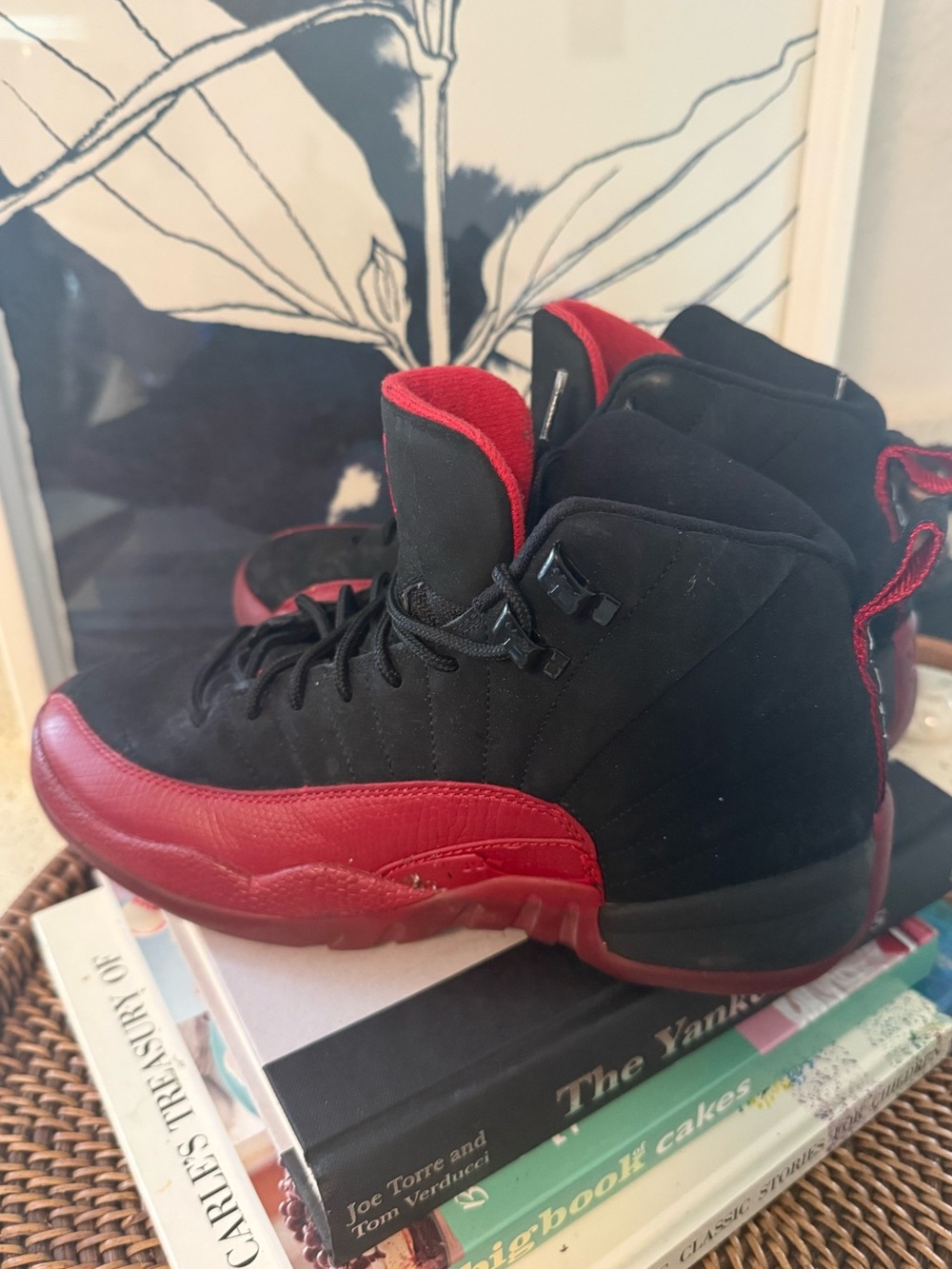Jordan 12 Flu Game “9738” Size 5.5Y 2009